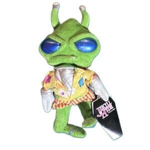 Rare Y2K Alien 1999 Eerie World Toys 9" Plush Jekyll & Hyde Hard Eyes NEW W/ Tag